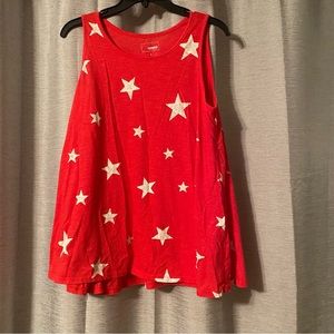 Sonoma Red Star tank top. Size L NWOT
